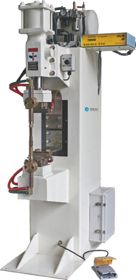 máquina de soldadura industrial da emenda da resistência dos soldadores 100*100mm do ponto 0-50V
