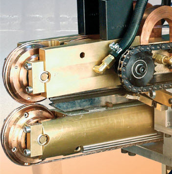 Soldador longitudinal reto de solda da emenda da máquina de soldadura da chapa metálica da emenda de 1000mm