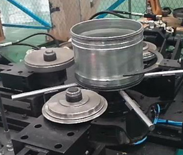 Anel de borracha curvado da máquina do canal de ar do canal de ventilação que forma a máquina