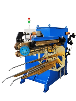 Máquina de soldadura reta da emenda da resistência do canal de ar 80KVA para a chapa metálica