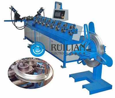 Flange galvanizada do aço de folha que forma a máquina espiral do canal da máquina 25KVA