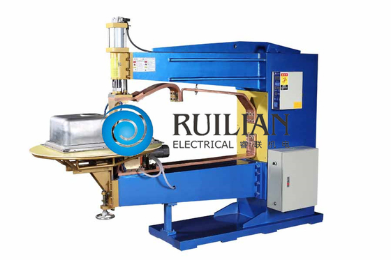 Máquina de soldadura de solda 30KVA da emenda do canal de ar do equipamento de soldadura da emenda do OD 300mm