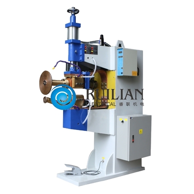 máquina de soldadura 30KVA da emenda do arco do canal de 3m/Min Seam Welding Equipment Air
