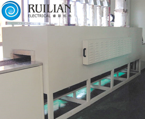 Pulverize a linha de alta temperatura 60KW 100KW da fornalha de túnel da pintura