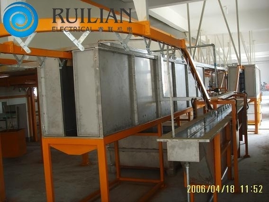 Suspensão dos equipamentos da pintura de pulverizador 120KW que transporta o mergulho e linha de produção de secagem