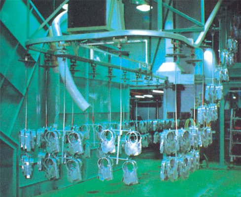 120KW pulverizam a linha de revestimento de alumínio 15m/Min das peças dos equipamentos da pintura